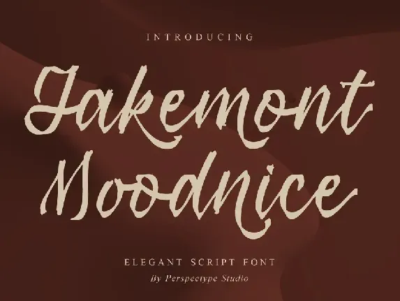 Jakemont Moodnice font