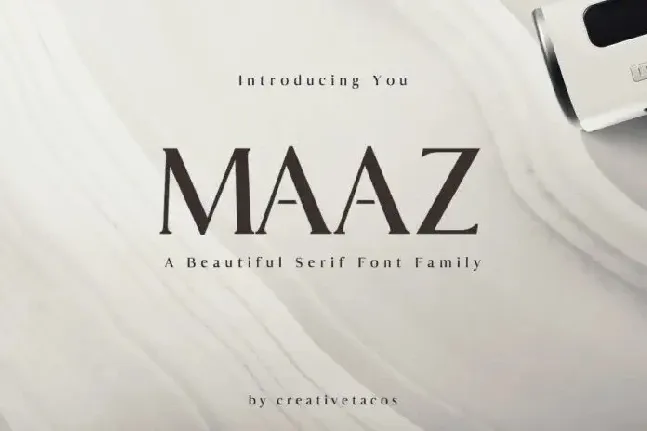 Maaz font