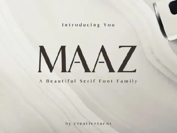 Maaz font