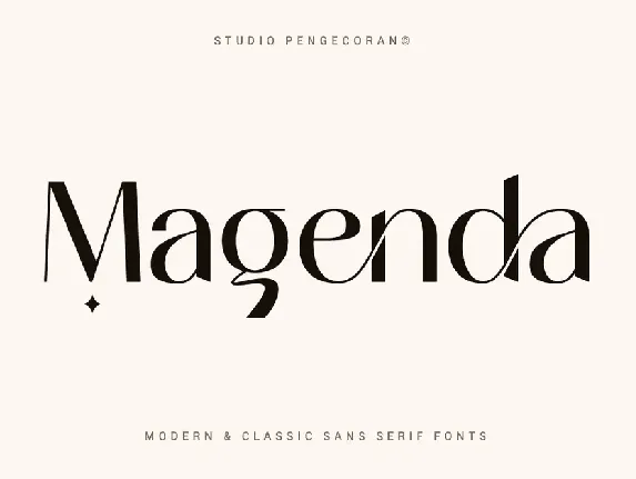 Magenda font