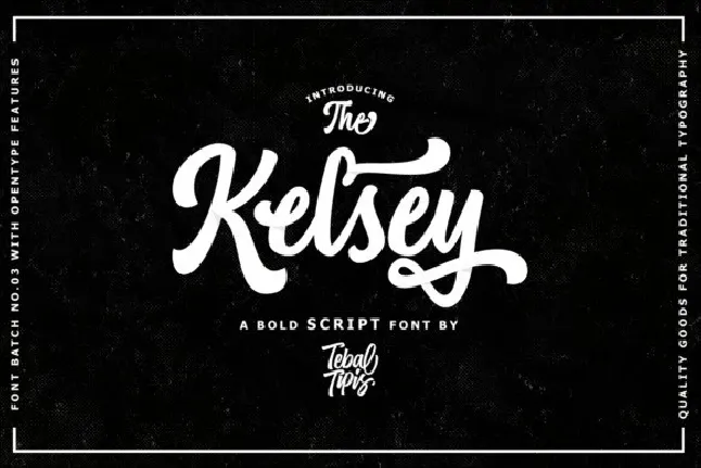 Kelsey Script font