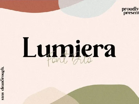 Lumiera Duo font