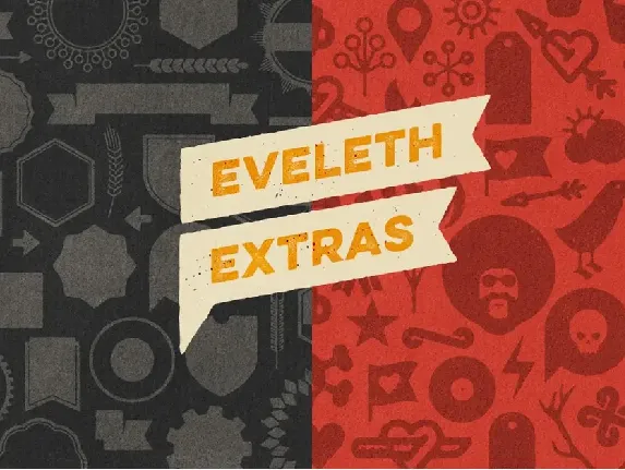 Eveleth + Icons & Shapes font