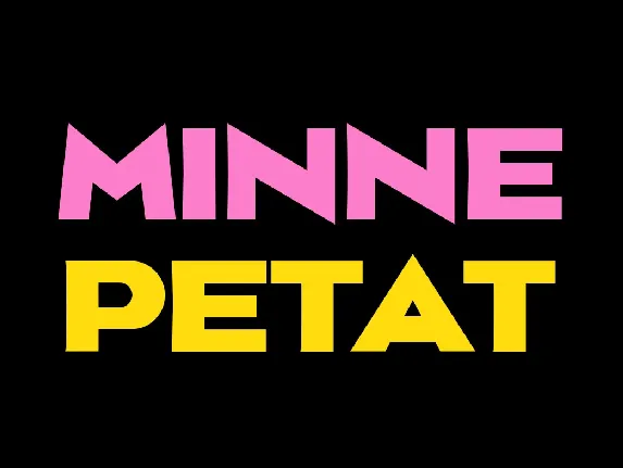 Minne Petat font