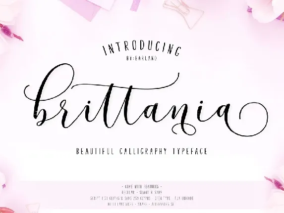 Brittania Script Free font