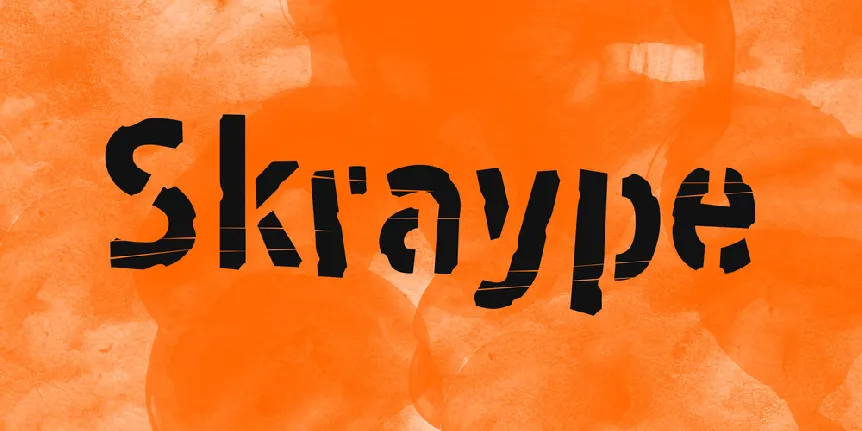 Skraype font