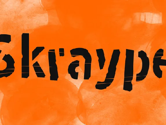 Skraype font