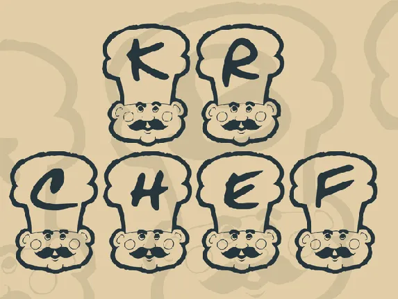 KR Chef font