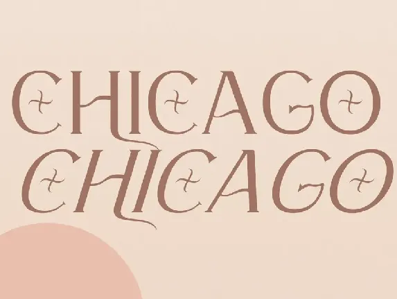 Chicago Serif font