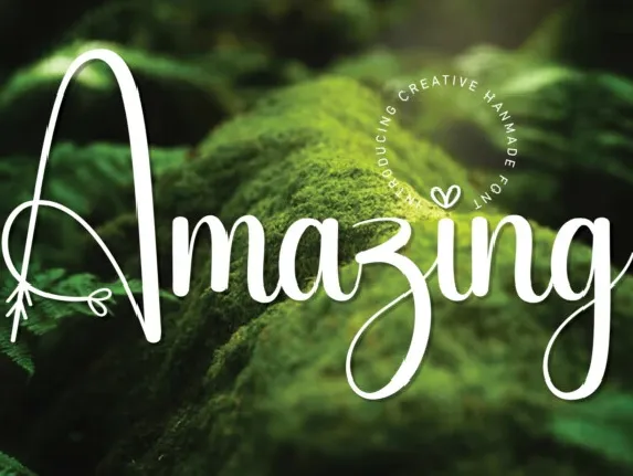 Amazing Script font