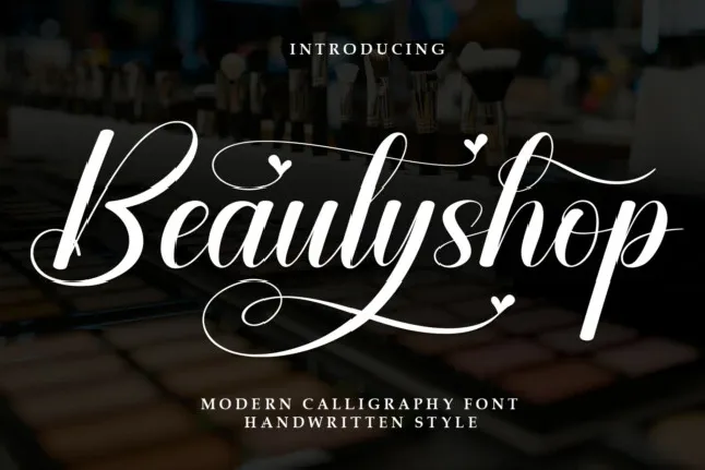 Beautyshop font