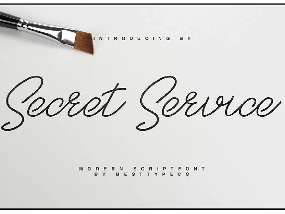 SecretService Script font