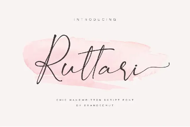 Ruttari font