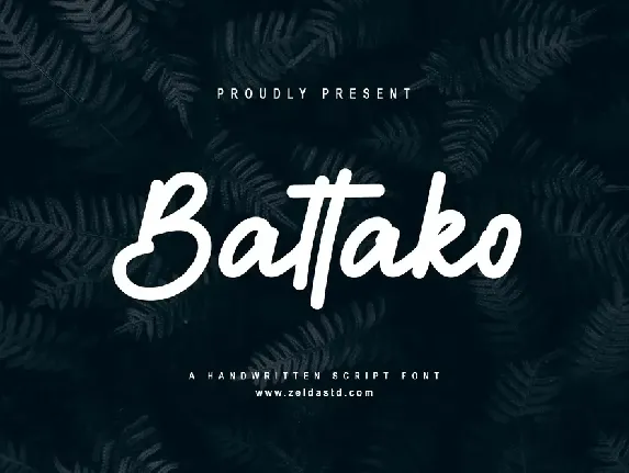 Battako-DEMO FONT