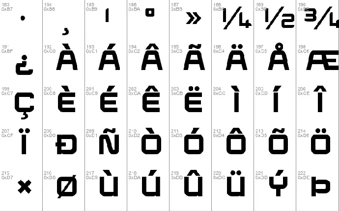 E-SQUARE font