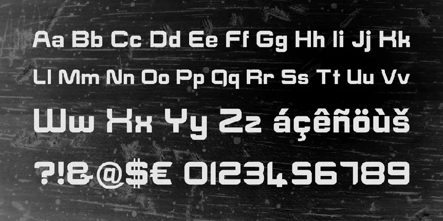 E-SQUARE font