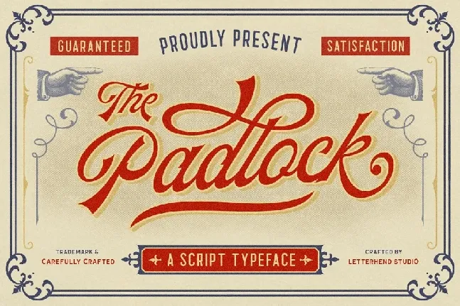 The Padlock font