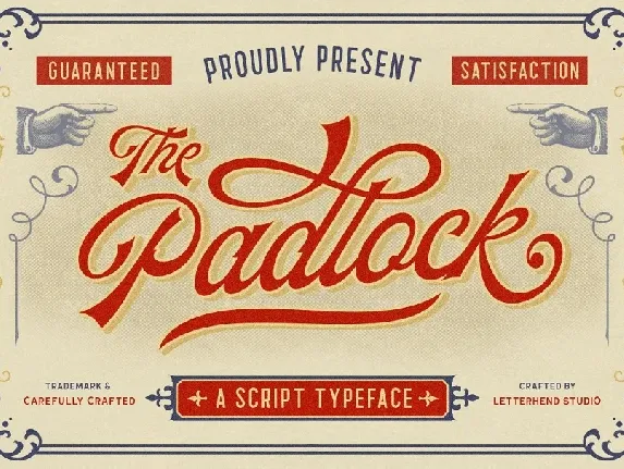 The Padlock font