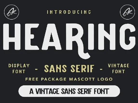 Hearing font