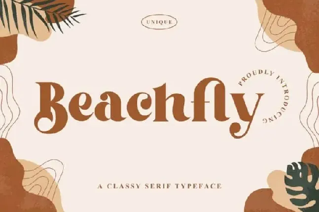 Beachfly Serif font