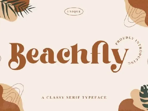 Beachfly Serif font