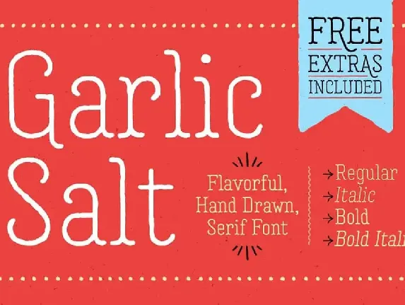 Garlic Salt Family font