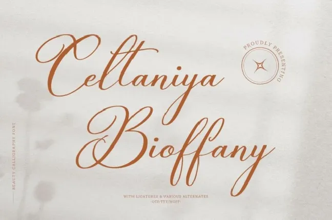 Celtaniya Bioffany font