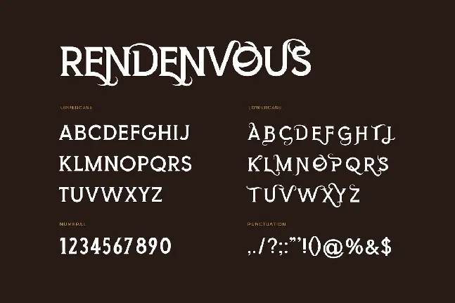 Rendenvous font