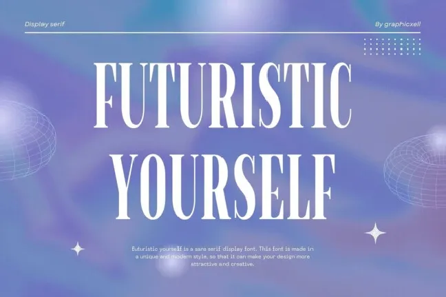 Futuristic Yourself font