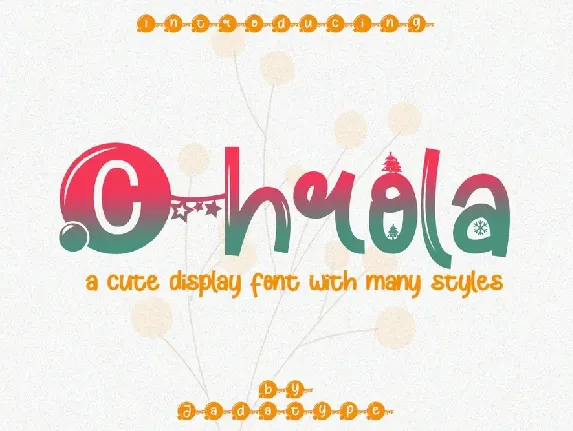 Chrola font