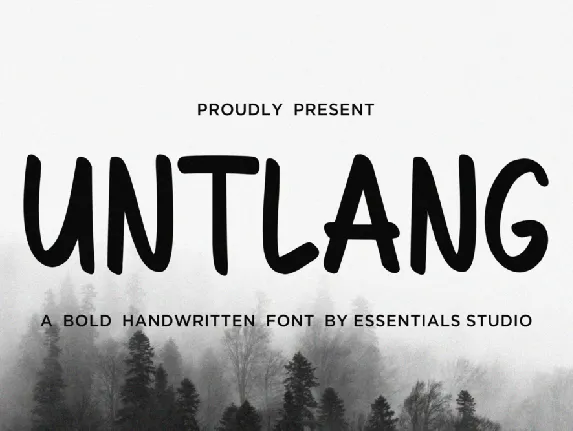 Untlang font