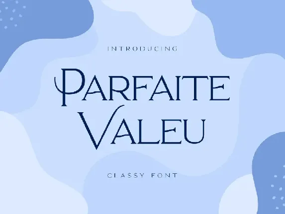 Parfaite Valeu font