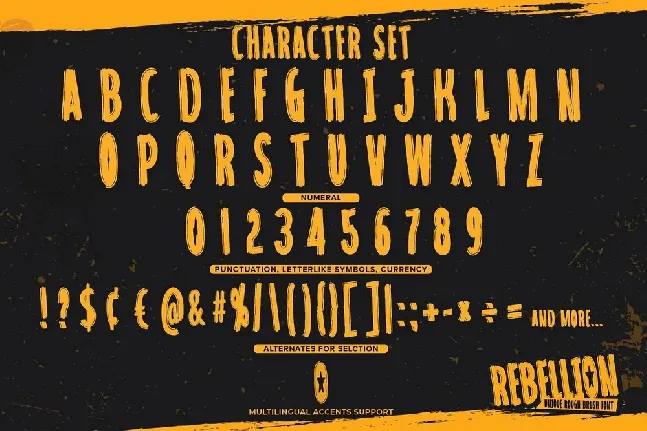 Rebelion font