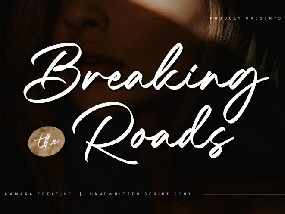 Breaking Road font