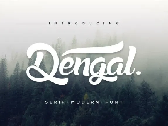 Dengal font