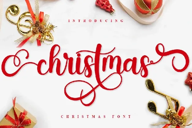 Christmas Typeface font