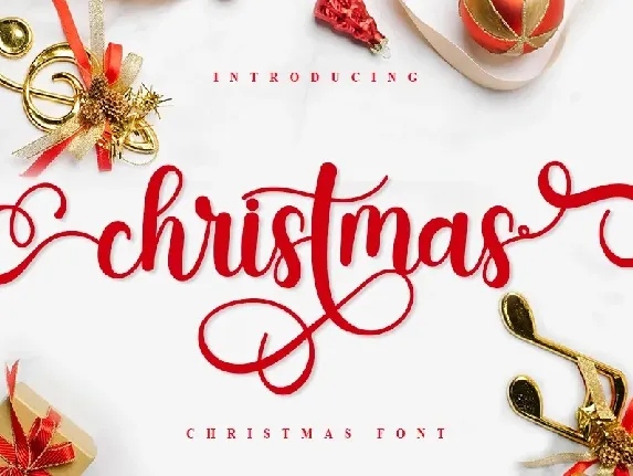 Christmas Typeface font