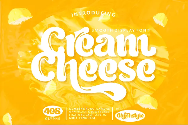 Cream Cheese font