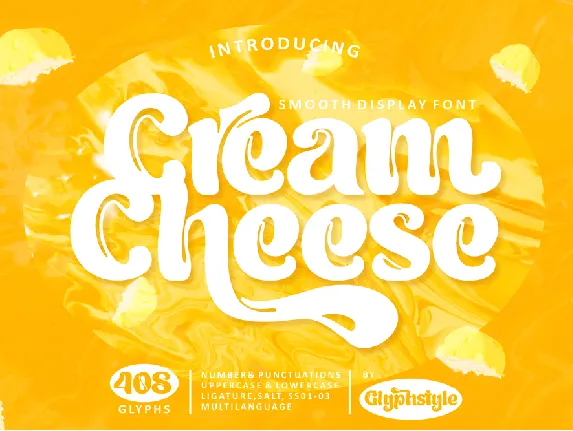 Cream Cheese font