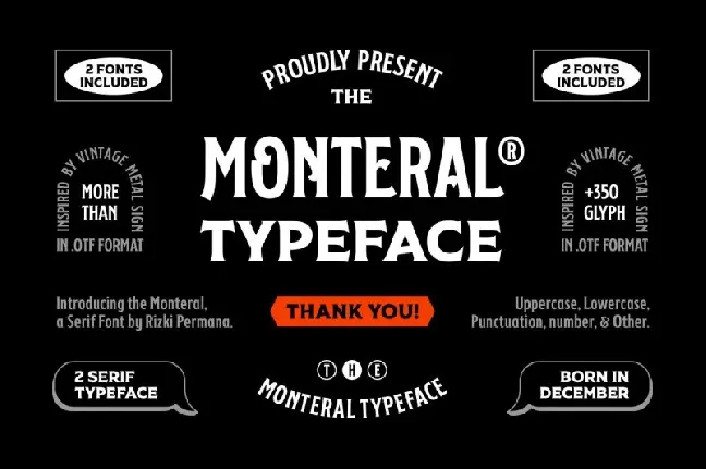 FF Monteral Serif font