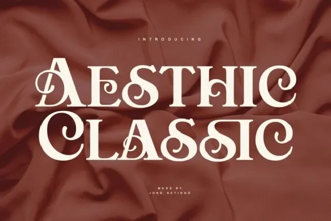 Aesthic Classic font