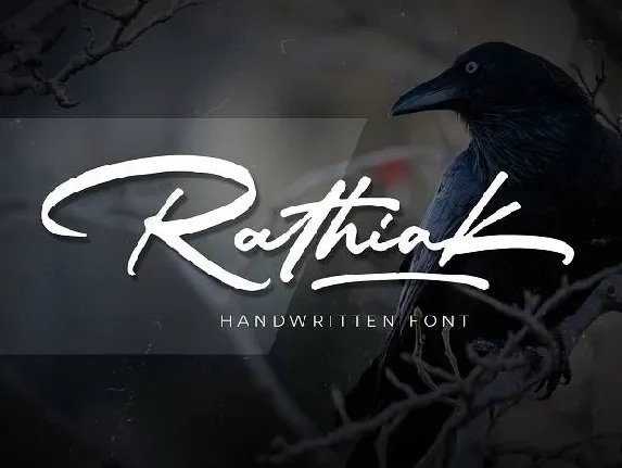 Rathiak Handwritten font