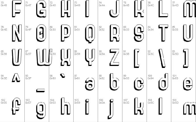 Goxac font