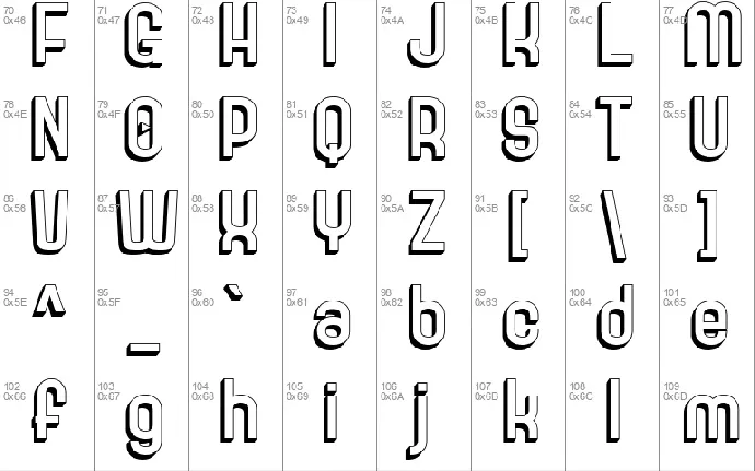 Goxac font