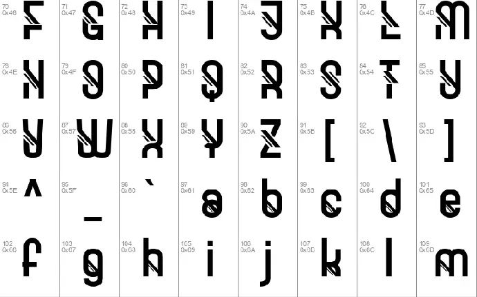 Goxac font