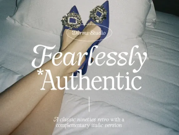 Fearlessly Authentic Typeface font