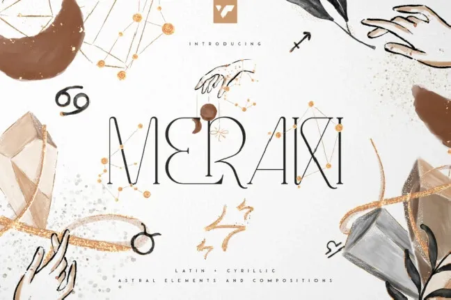 Meraki display font