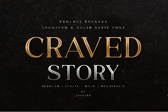 Craved Story font