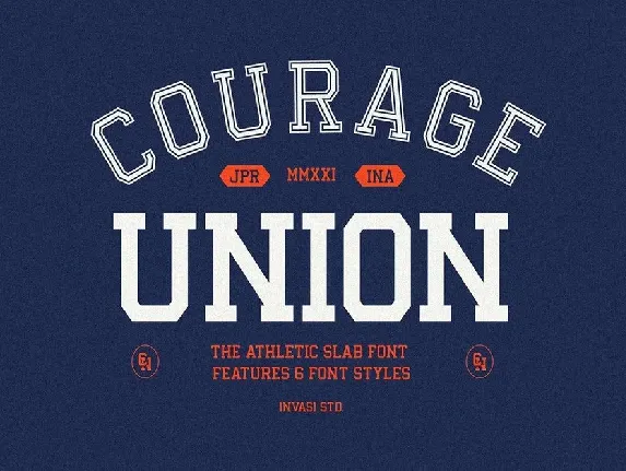 Courage Union font