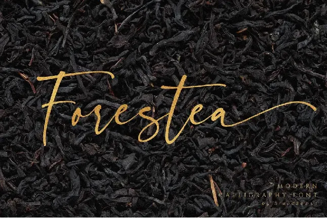 Forestea Script font